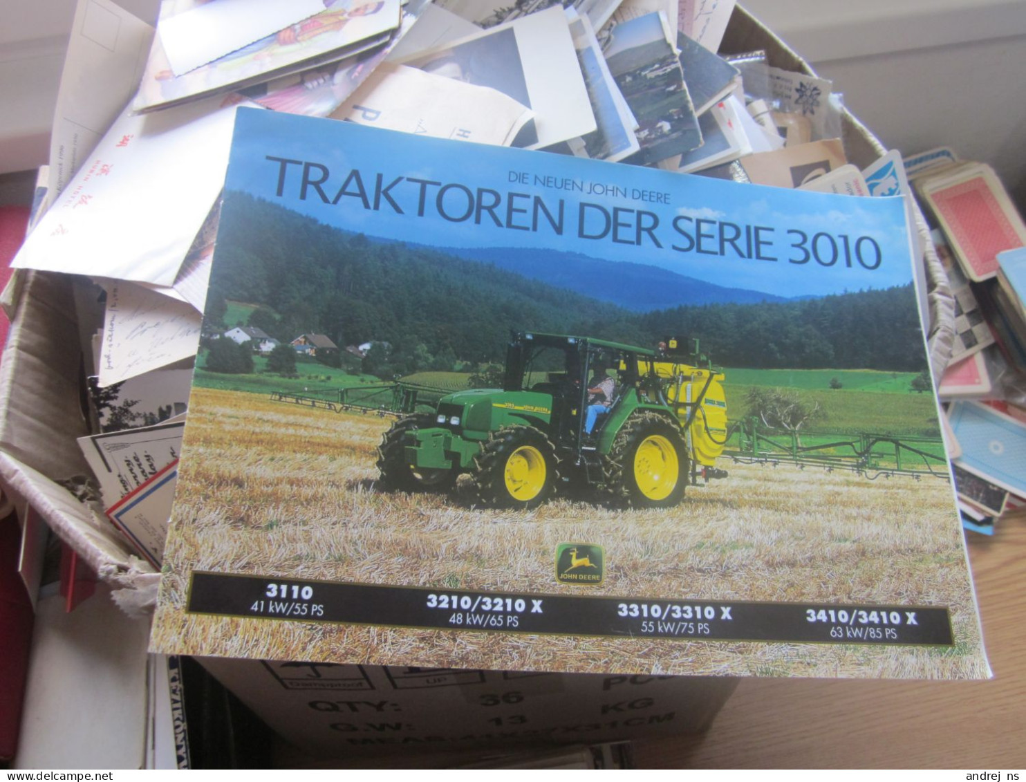 Die Neuen John Deere Traktoren Der Serie 3010 Catalog Of Tractors And Agricultural Machinery - Advertising