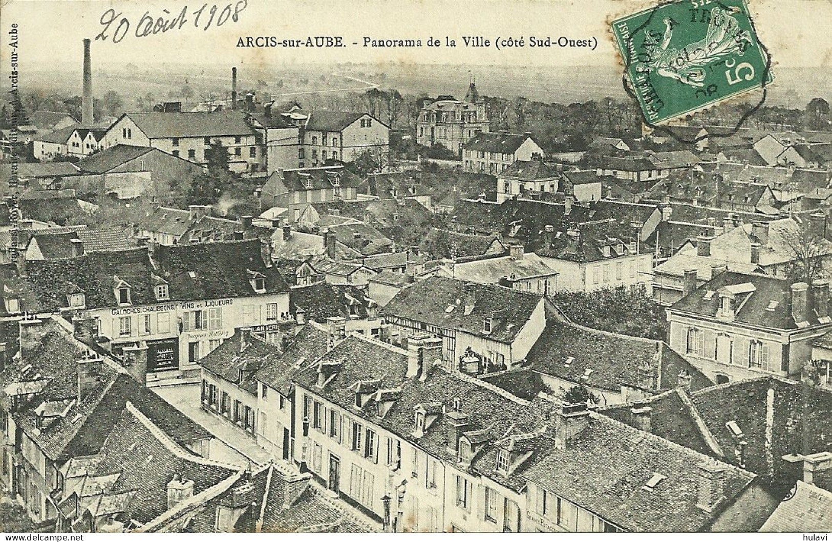 10  ARCIS SUR AUBE - PANORAMA DE LA VILLE (ref A579) - Arcis Sur Aube