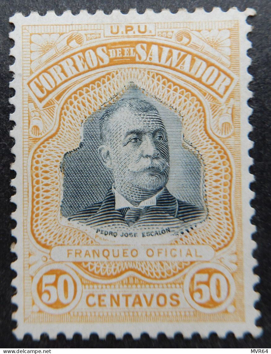 El Salvador 1906 (10) President Pedro José Escalon - Salvador