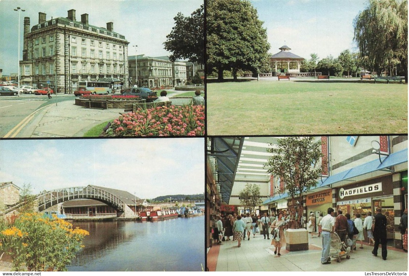 ROYAUME-UNI - Huddersfield - St George's Square - Greenhead Park - Packhorse Centre - Canal & Marina - Carte Postale - Autres & Non Classés