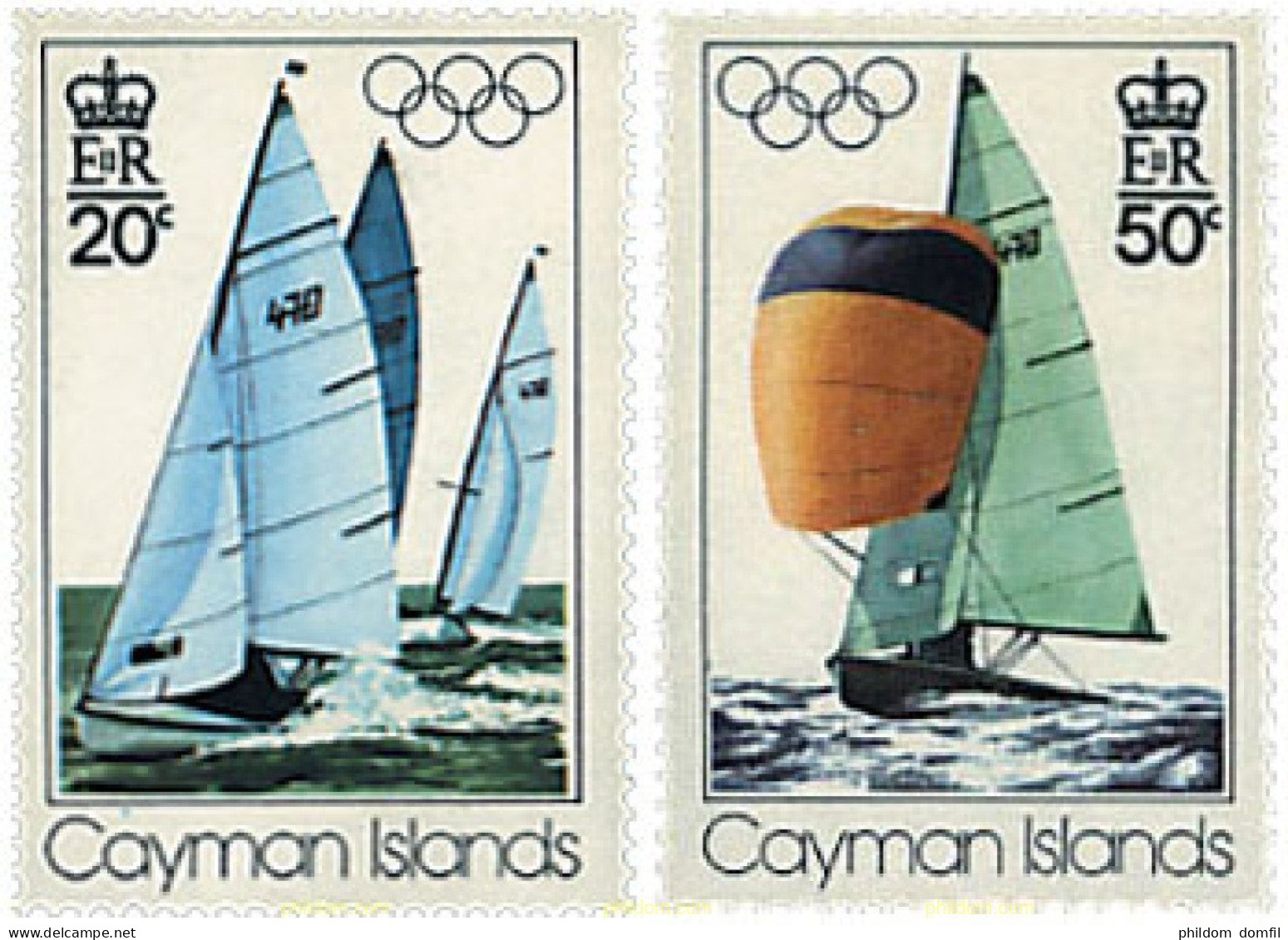 26926 MNH CAIMAN Islas 1976 21 JUEGOS OLIMPICOS VERANO MONTREAL 1976 - Kaimaninseln