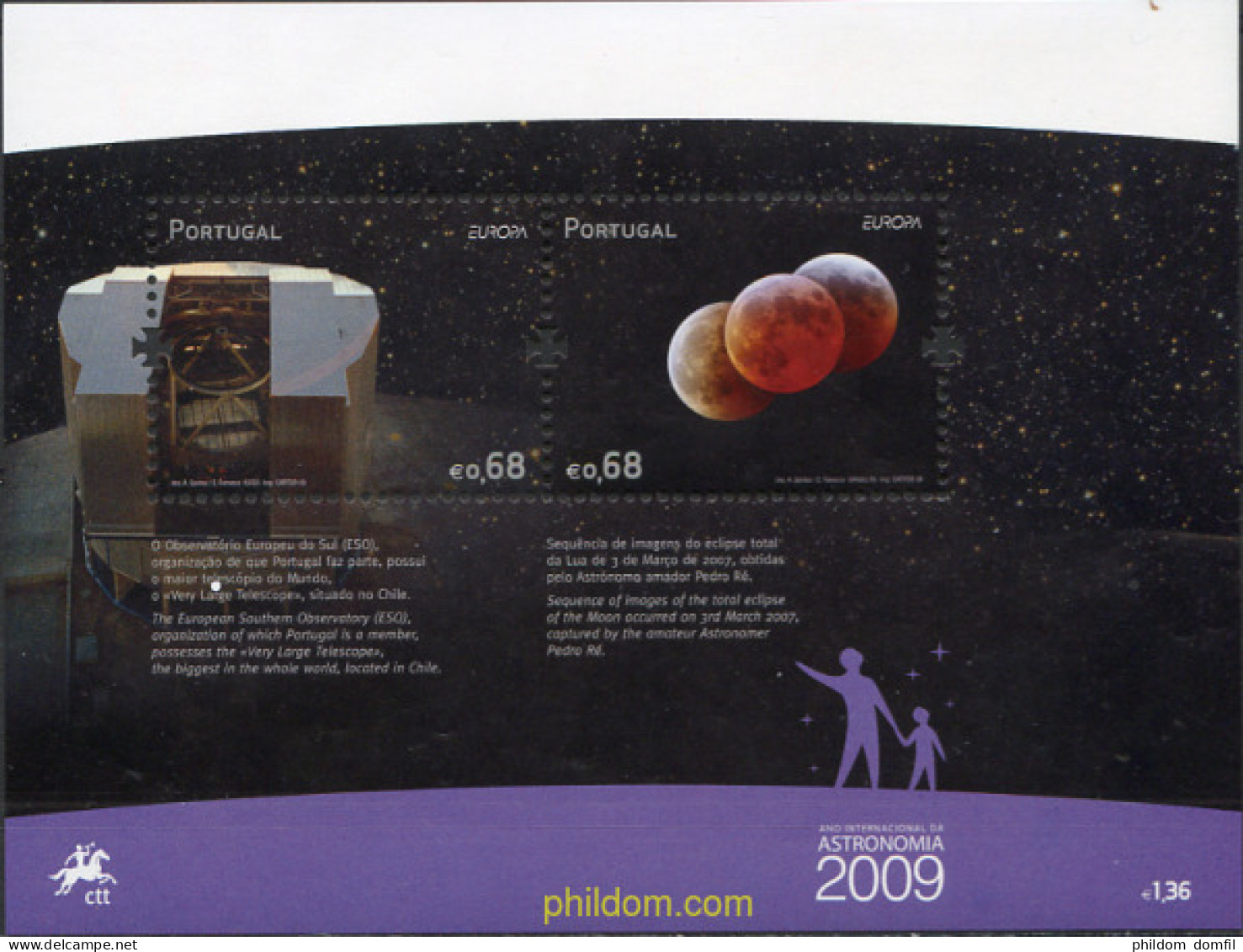 236611 MNH PORTUGAL 2009 EUROPA CEPT 2009 - ASTRONOMIA - Other & Unclassified