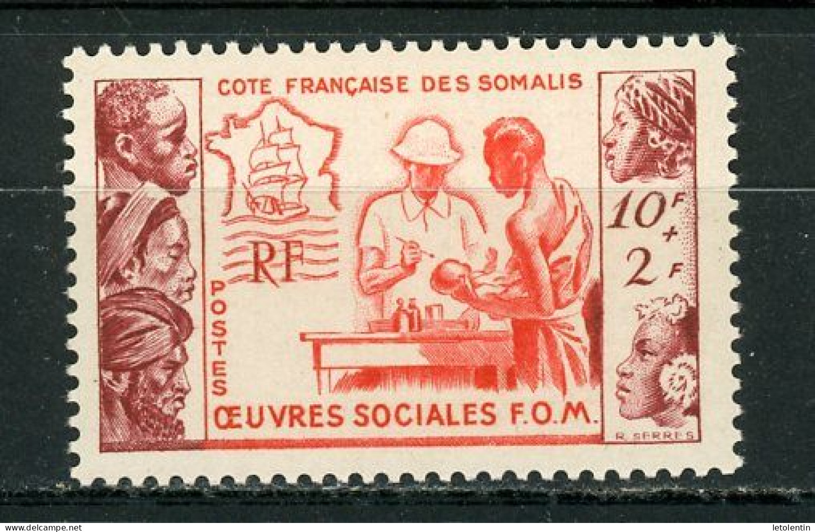 Ctes Des SOMALIS -   OEUVRES SOCIALES  - N° Yvert  283** - Neufs