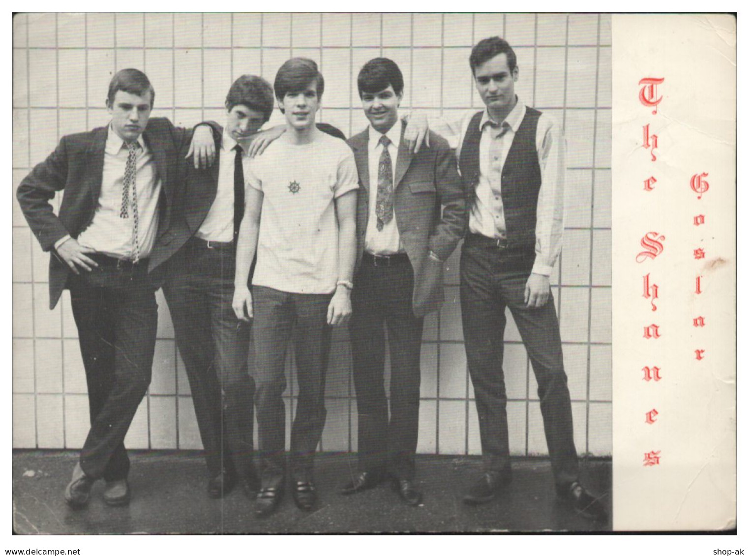 V6295/ The Shanes Aus Goslar  Beat- Popband  Autogrammkarte 60eer Jahre - Autres & Non Classés