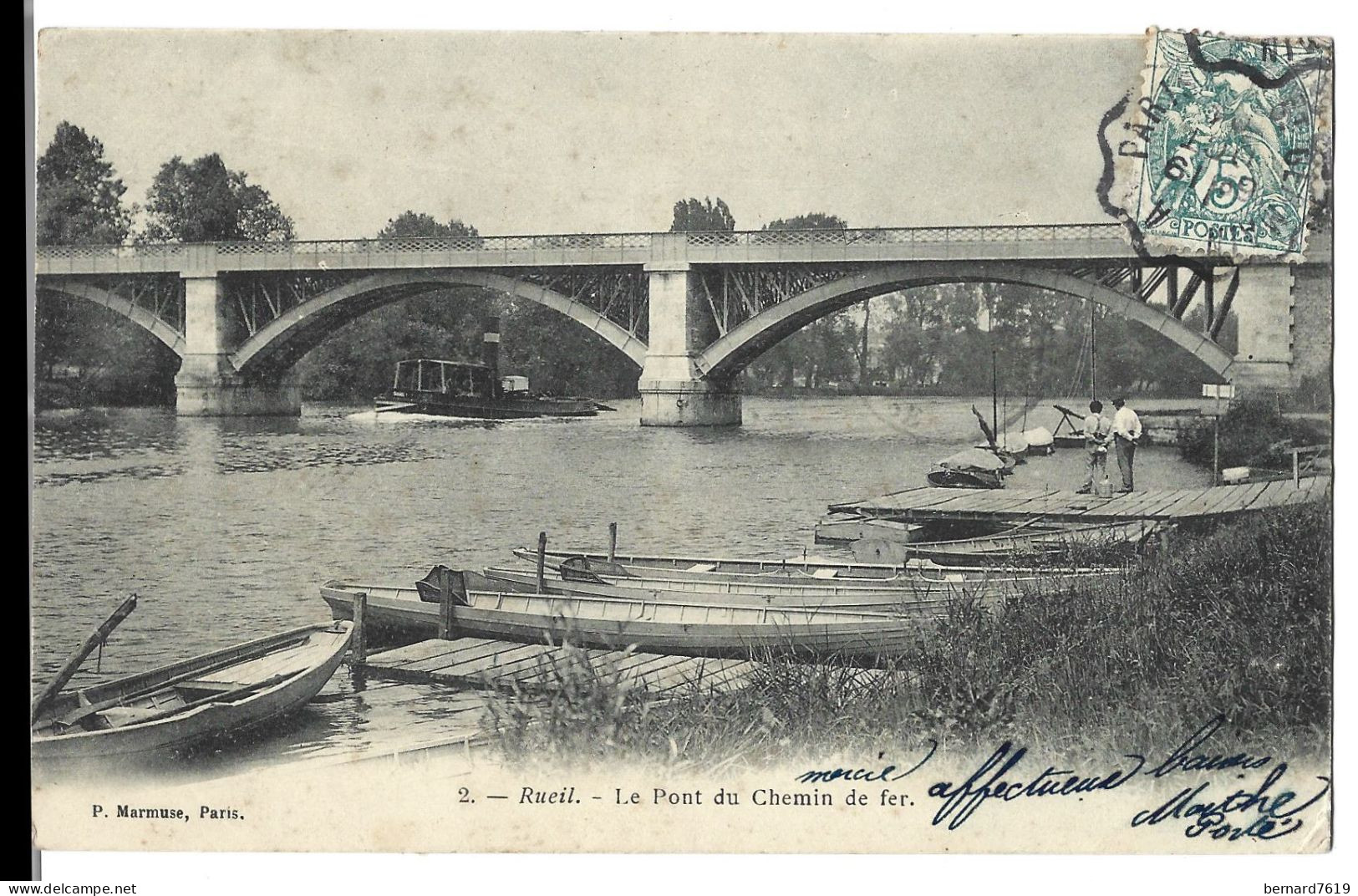 92  Rueil  Malmaison - Le Pont Du Chemin De Fer - Rueil Malmaison