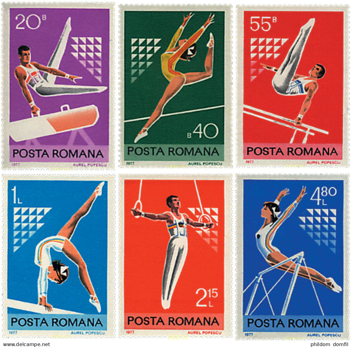 61983 MNH RUMANIA 1977 GIMNASIA - Other & Unclassified