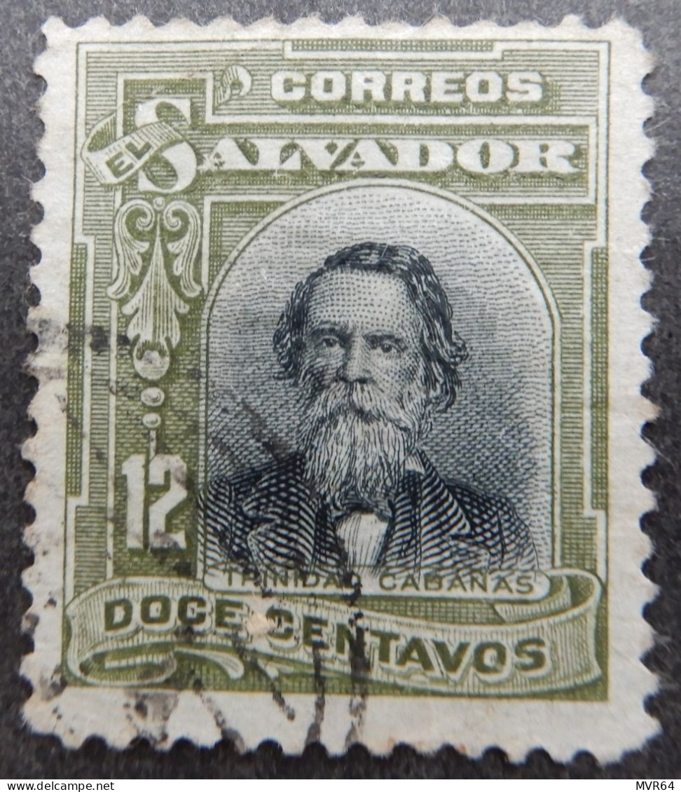 El Salvador 1912 (2) Trinidad Cabanas - El Salvador