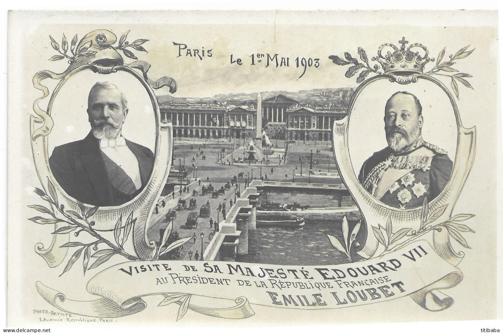 Paris Le 1er Mai 1903 Visite De Sa Majeste Edouard VII - Evènements