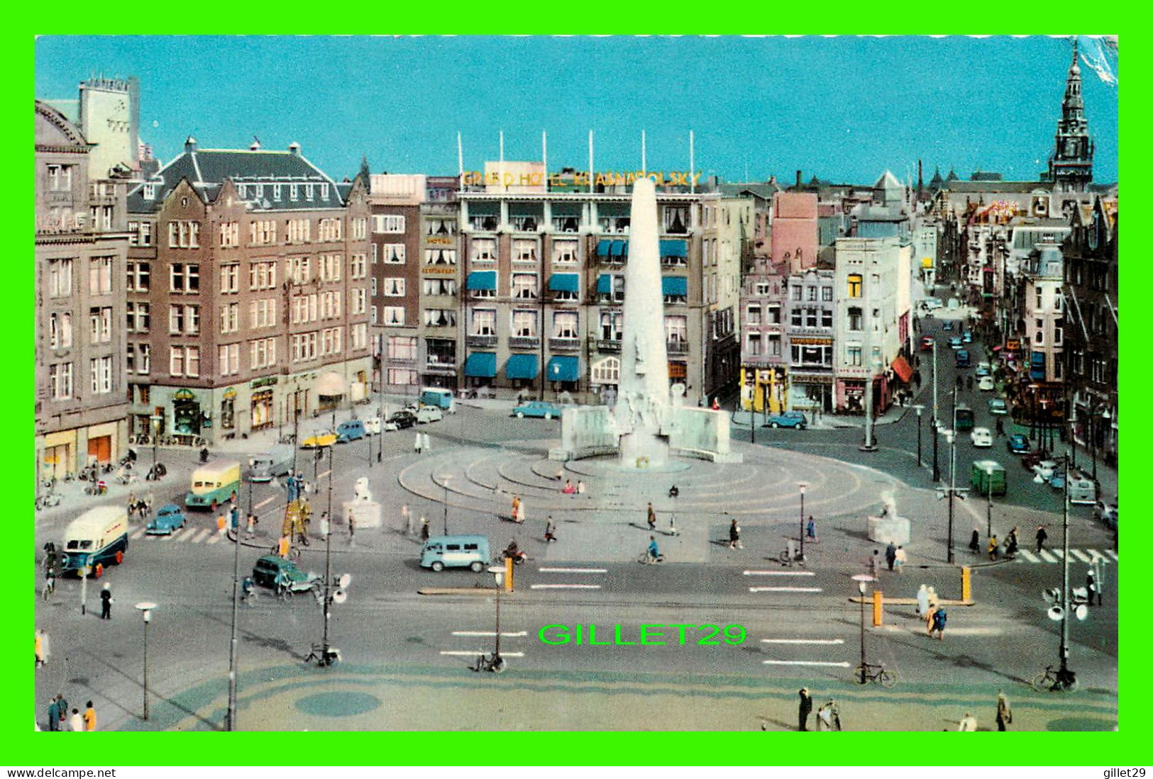 AMSTERDAM, NETHERLAND - DAM MET NATIONAAL MONUMENT - WELL ANIMATED - DE MUINCK & CO - - Amsterdam