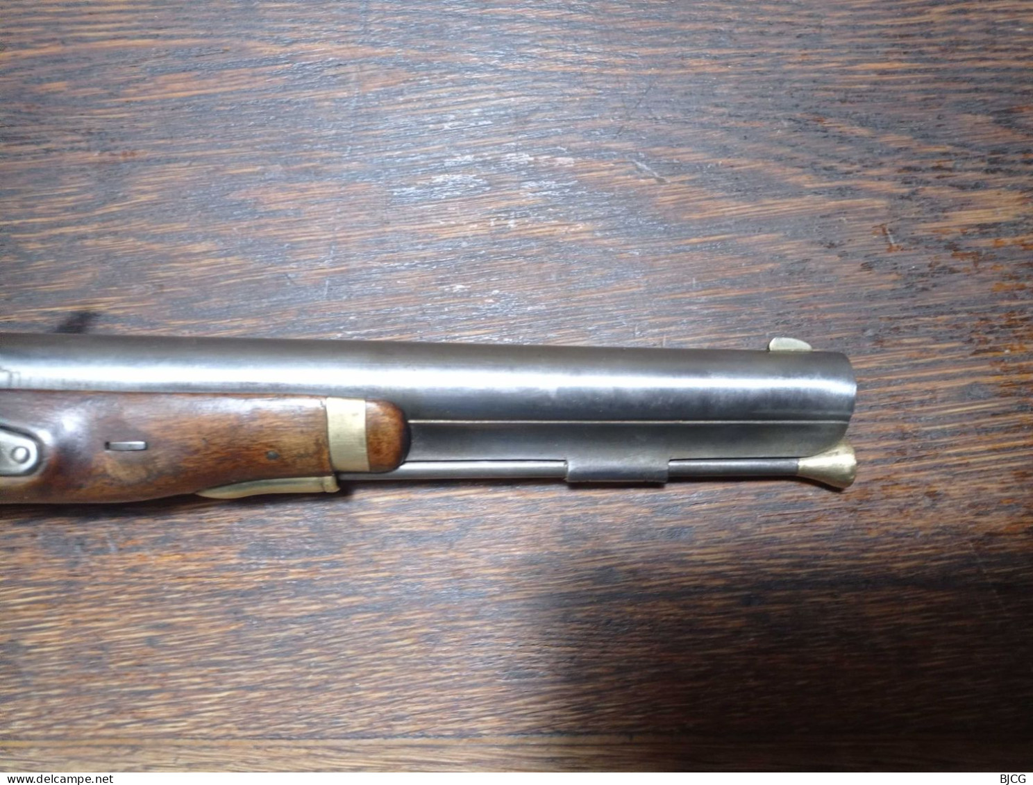 Réplique ancienne de pistolet de cavalerie US à silex - Harper's Ferry modèle 1805-07 - TBE