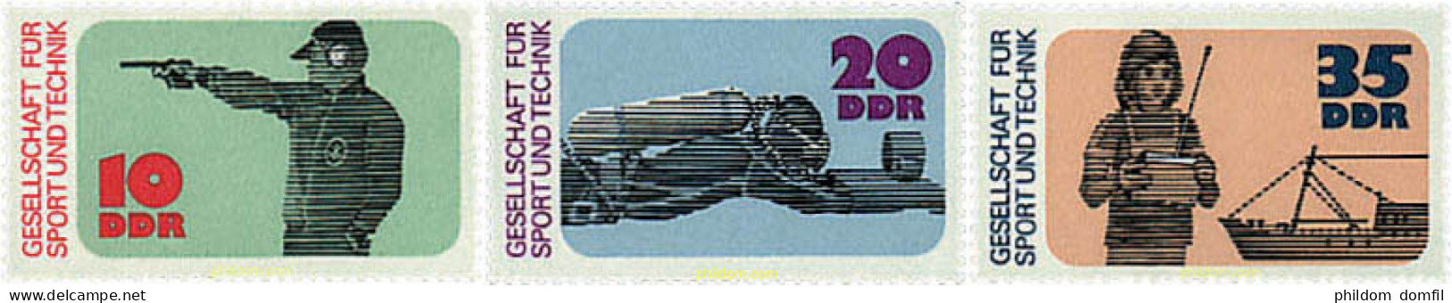 64604 MNH ALEMANIA DEMOCRATICA 1977 25 ANIVERSARIO DE LA ORGANIZACION PARA LA EDUCACION DEPORTIVA Y TECNICA. - Ungebraucht