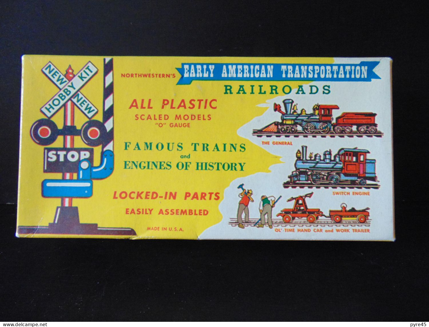 Maquette " Early American Transportation Northwestern " Hobby Kit - Other & Unclassified