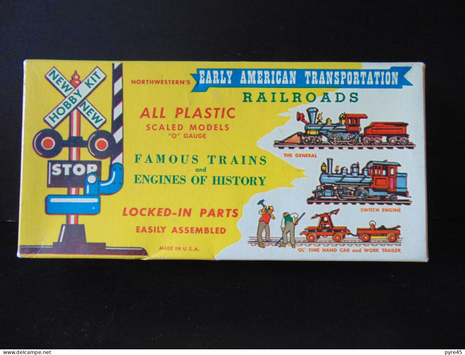 Maquette " Early American Transportation Northwestern " Hobby Kit - Andere & Zonder Classificatie