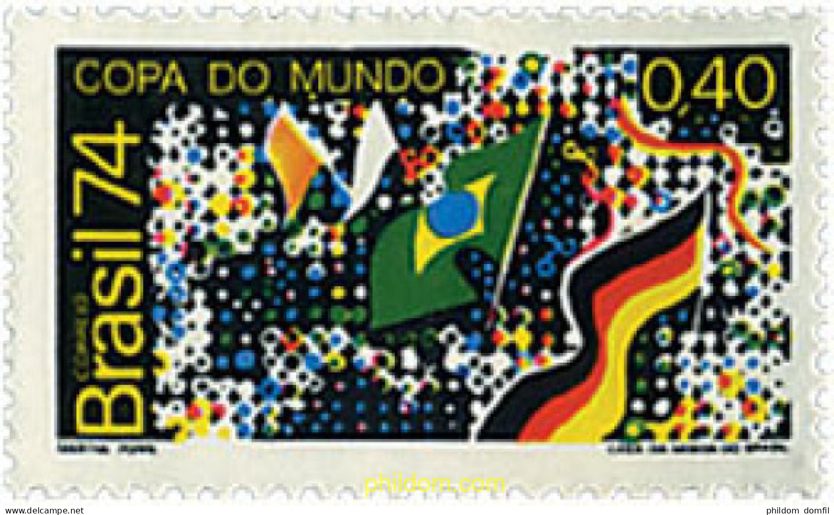 26474 MNH BRASIL 1974 COPA DEL MUNDO DE FUTBOL. ALEMANIA-74 - Unused Stamps