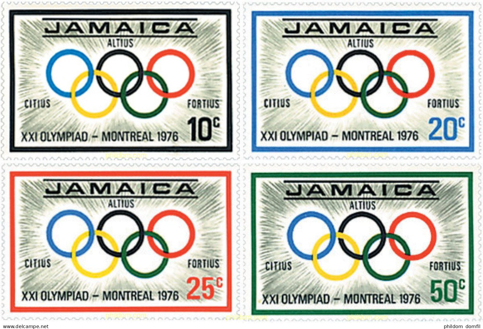 26920 MNH JAMAICA 1976 21 JUEGOS OLIMPICOS VERANO MONTREAL 1976 - Jamaique (1962-...)