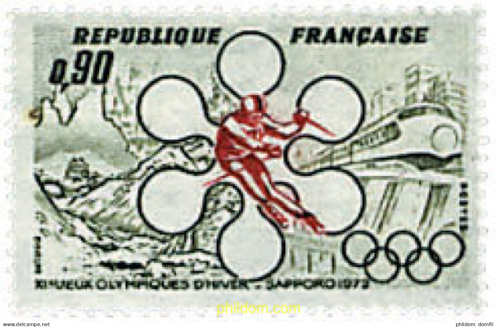 70753 MNH FRANCIA 1972 11 JUEGOS OLIMPICOS DE INVIERNO SAPPORO 1972 - Andere & Zonder Classificatie