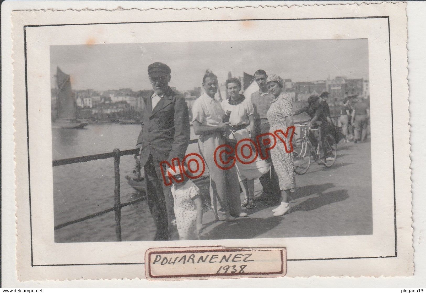 Fixe Douarnenez 1938 Beau Format - Lieux