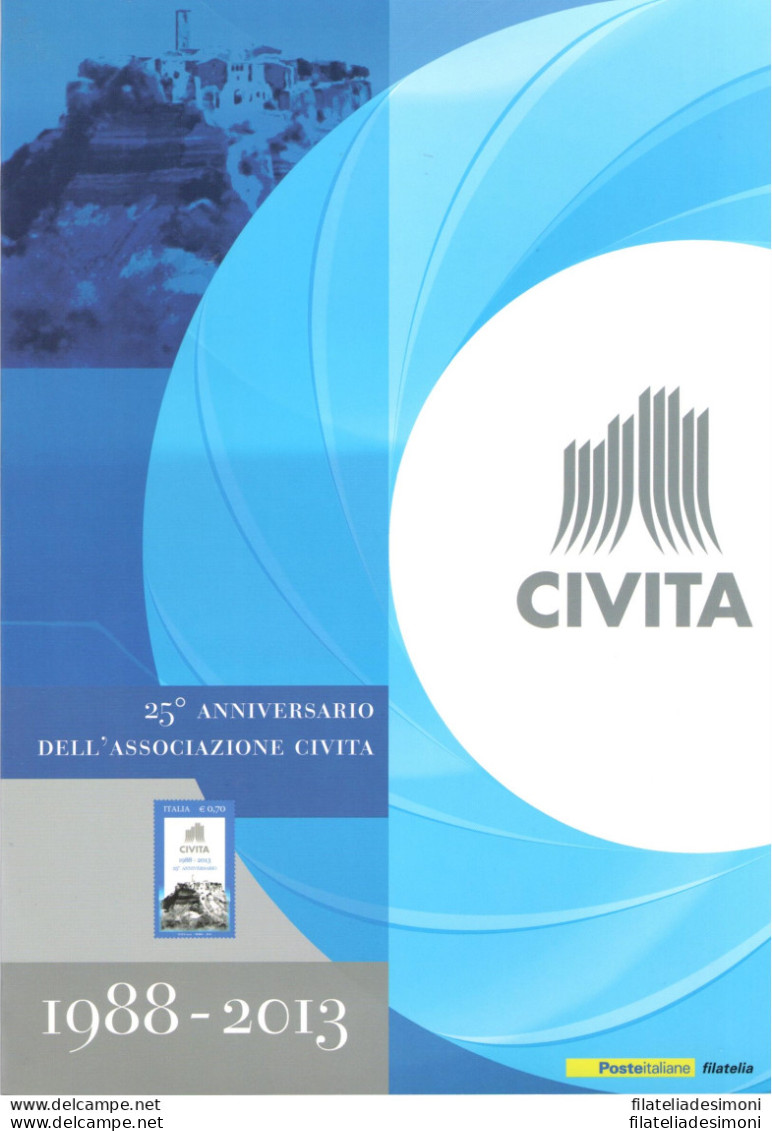 2013 Italia - Folder - Civita N. 362 - MNH** - Presentatiepakket