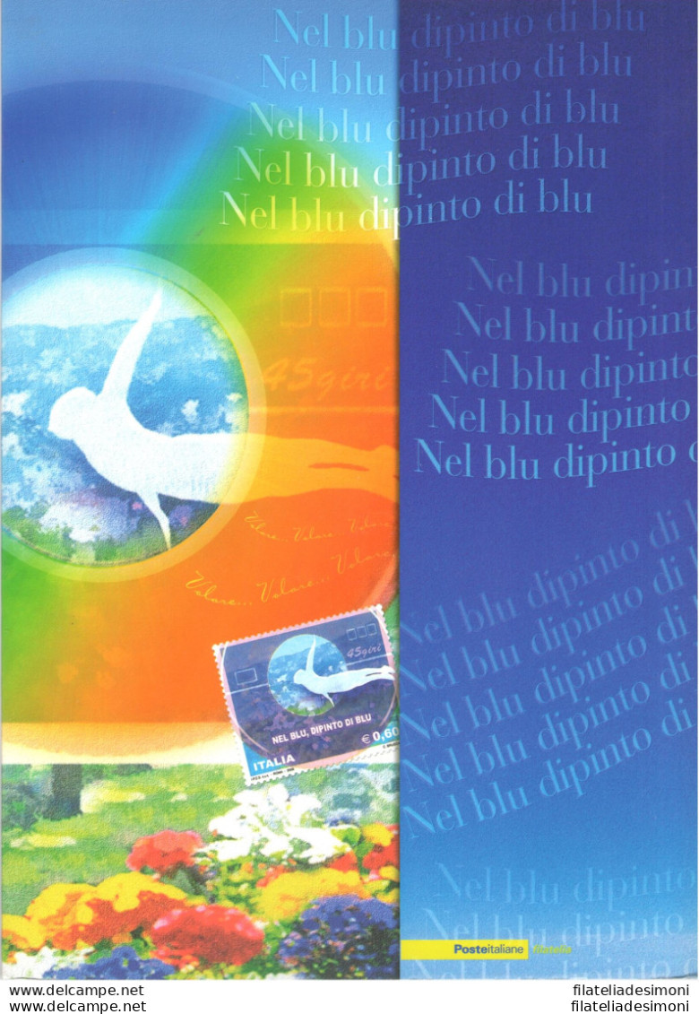 2008 Italia - Repubblica, Folder - Nel Blu Dipinto Di Blu N. 169 - MNH** - Geschenkheftchen