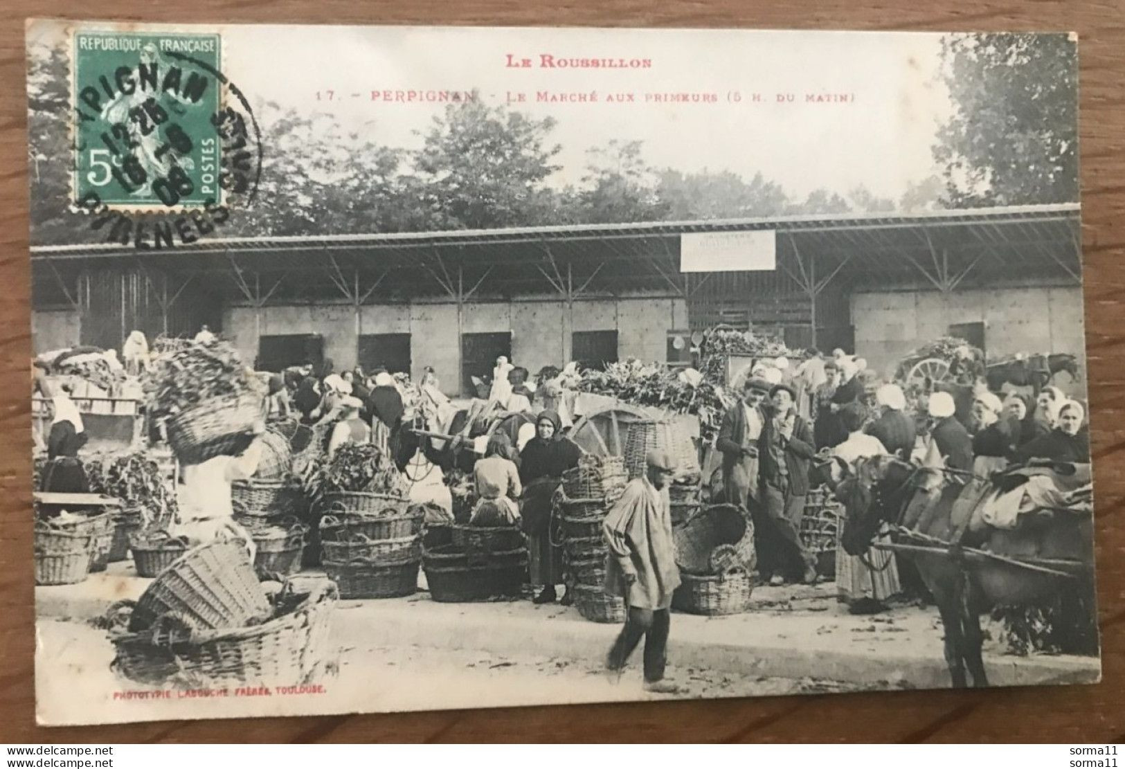 CPA PERPIGNAN 66 Le Marché Aux Primeurs - Perpignan