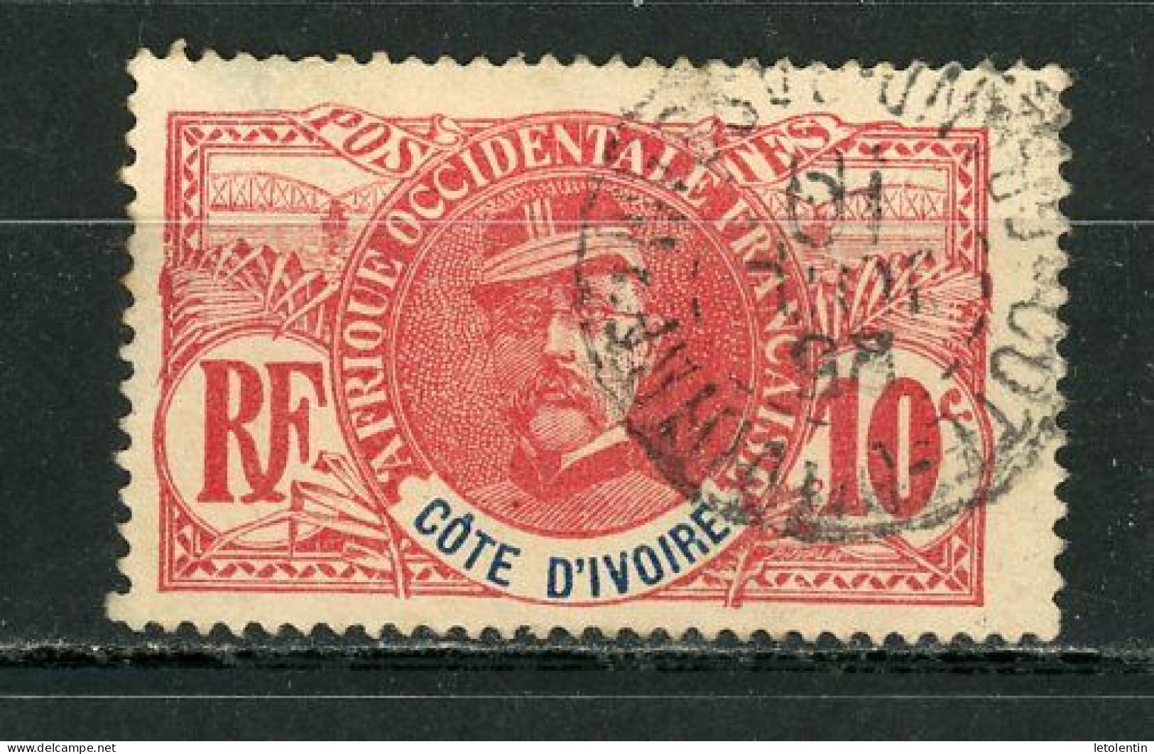 COTE D'IVOIRE (RF) - FAITDHERBE - N° Yt 25 Obli. - Used Stamps
