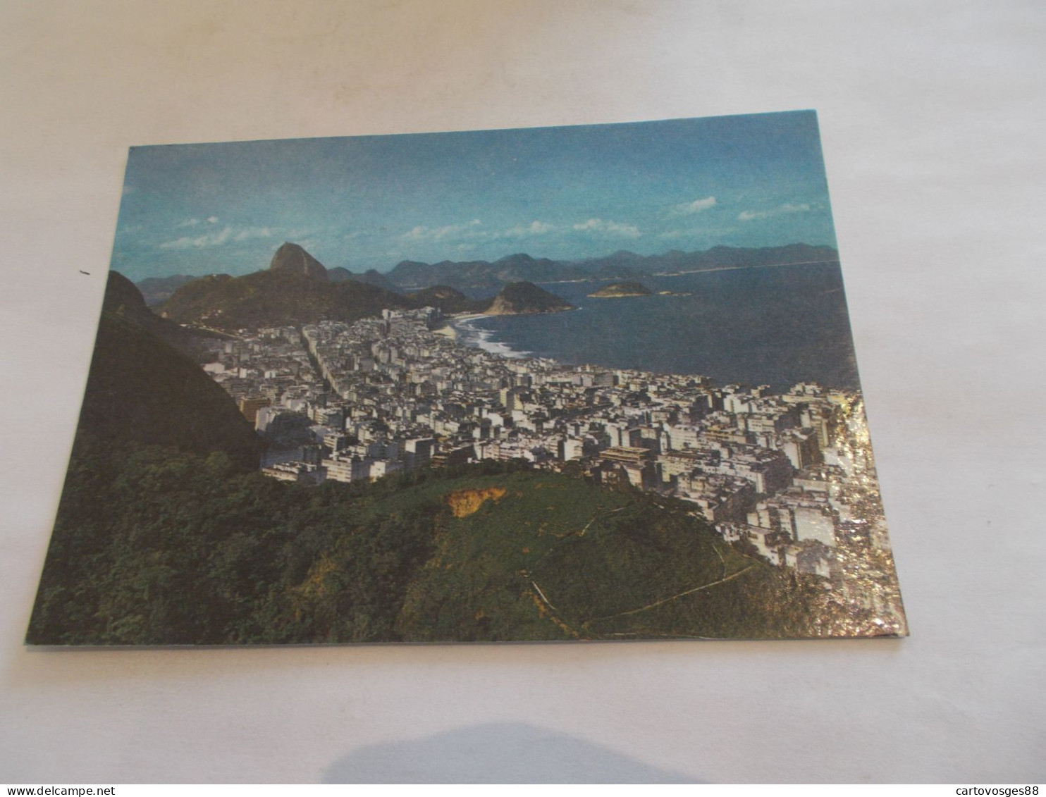 RIO DE JANEIRO ( BRASIL BRESIL )  VISTA AEREA DE COPACABANA  VUE GENERALE AERIENNE 1971 - Rio De Janeiro
