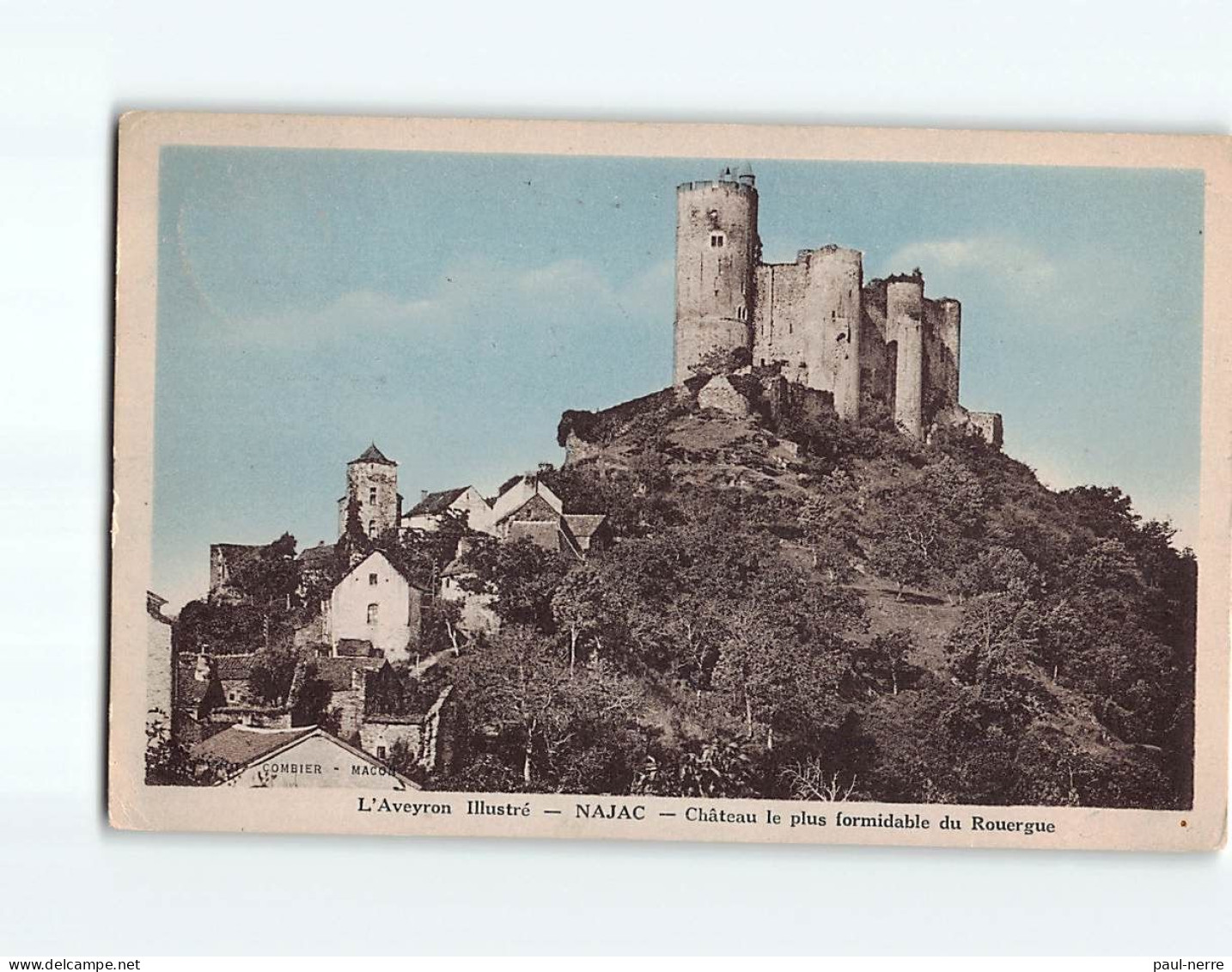NAJAC : Château Le Plus Formidable Du Rouergue - état - Najac