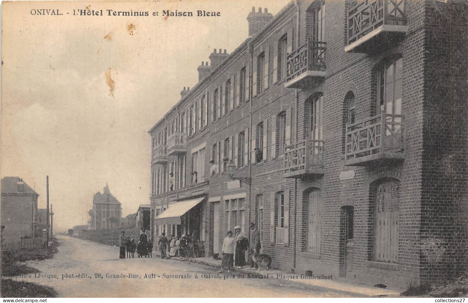 80-ONIVAL- L'HÔTEL TERMINUS ET MAISON BLEUE - Onival