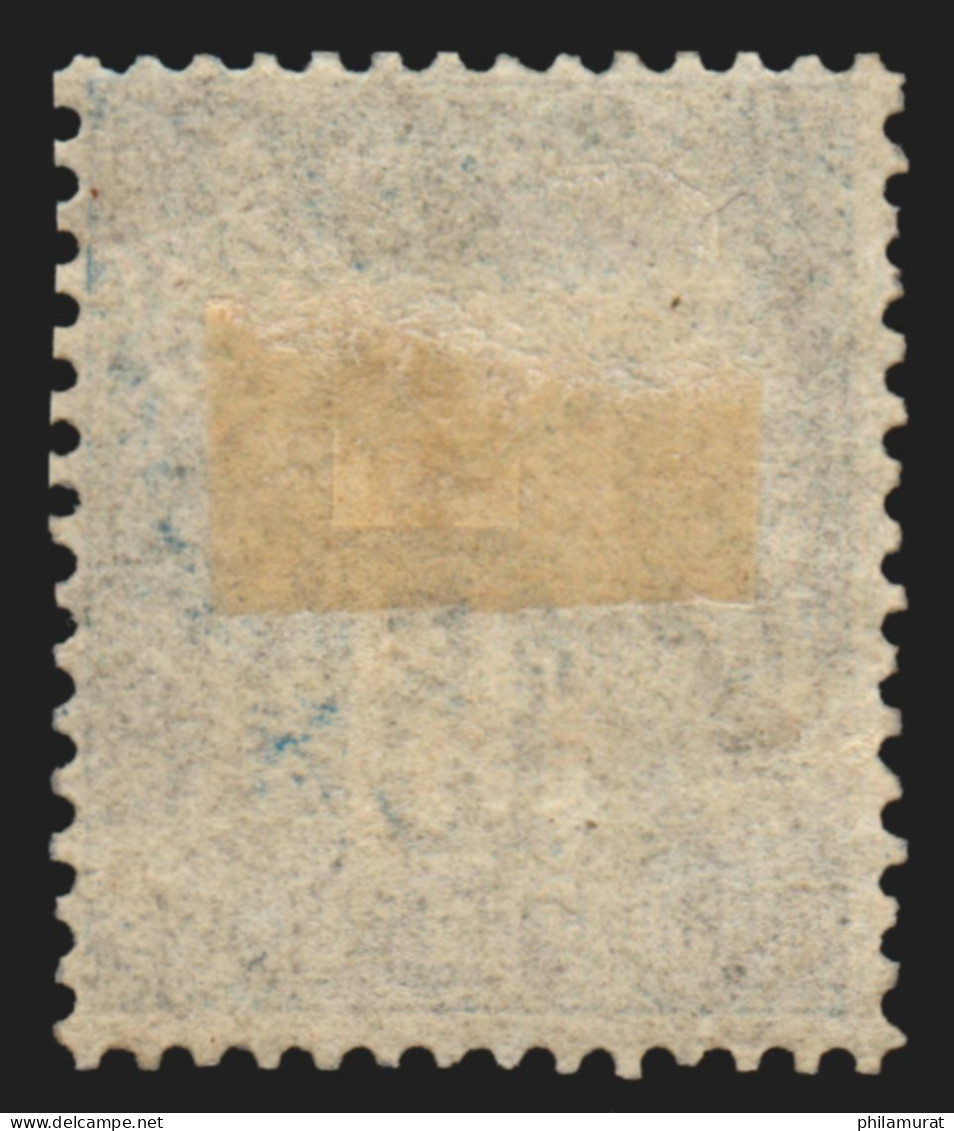 N°90a, Sage 15c Bleu Sur Bleu, Neuf * Charnière Forte - TB D'ASPECT - 1876-1898 Sage (Type II)