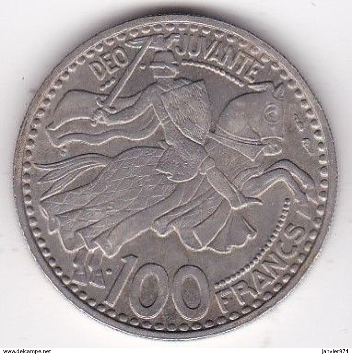 Monaco. 100 Francs 1950, Rainier III, En Cupro Nickel - 1949-1956 Anciens Francs