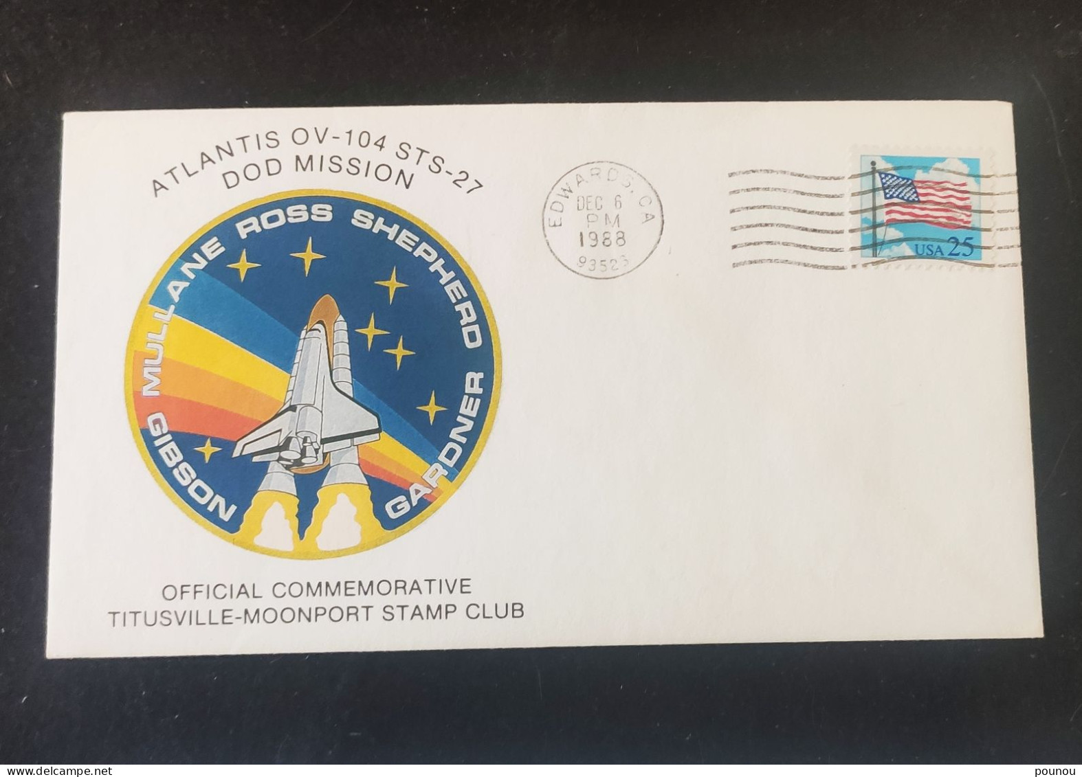 * US - STS 27 - ATLANTIS OV-104 DOD MISSION (124) - USA