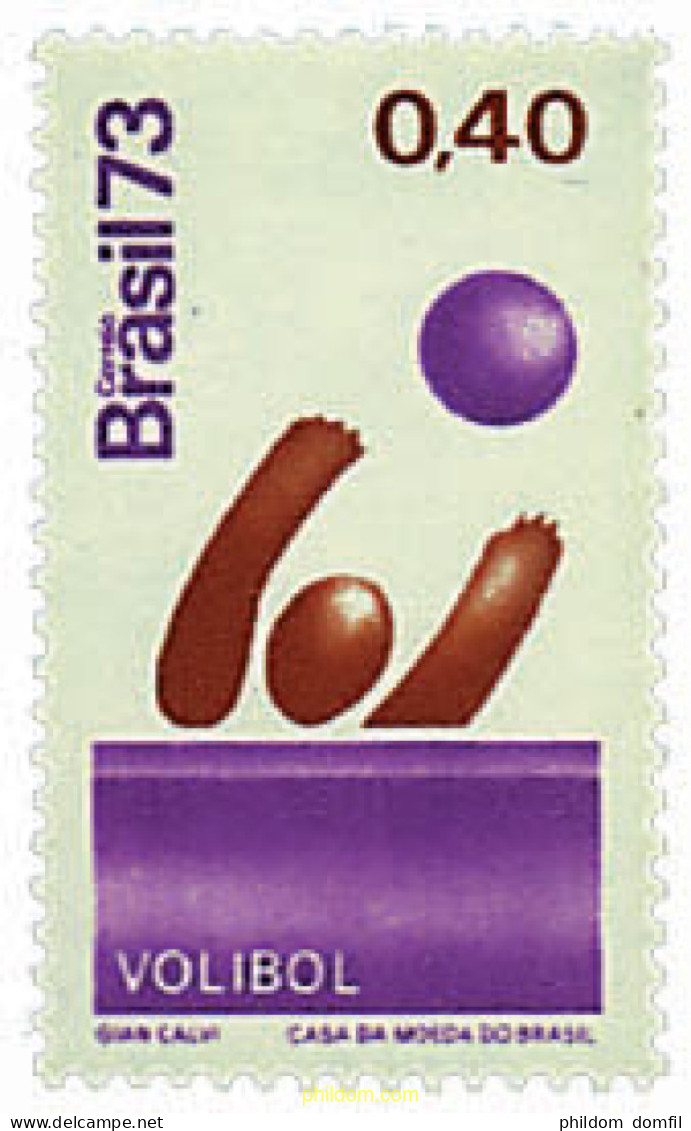 184496 MNH BRASIL 1973 DEPORTES - Neufs