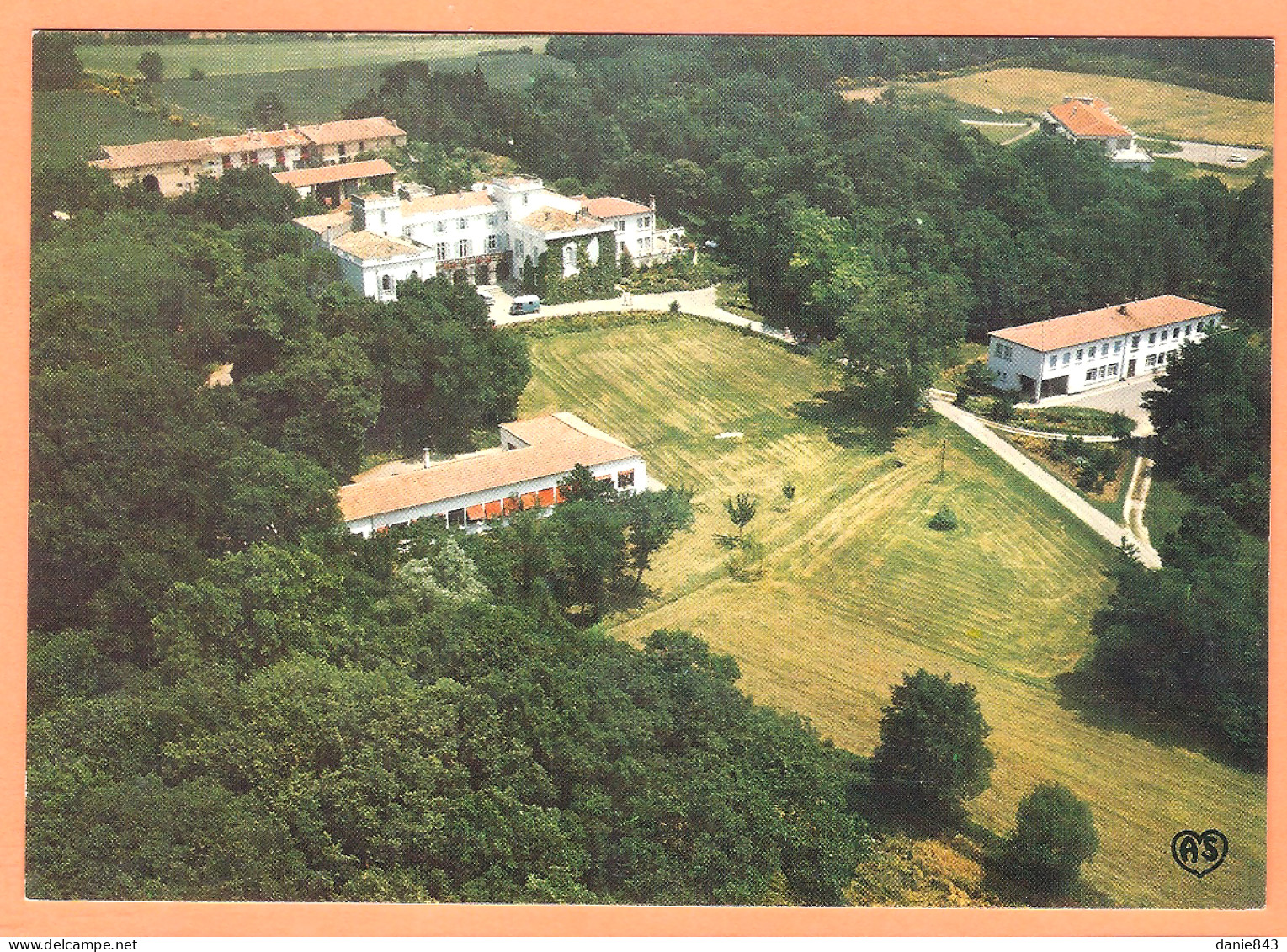 Ppgf/ CPSM Grand Format  - AUDE - BRAM - CENTRE SAINTE GEMME - VUE GÉNÉRALE AÉRIENNE - Bram