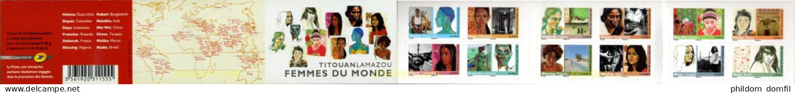 225402 MNH FRANCIA 2009 MUJERES DEL MUNDO - Sonstige & Ohne Zuordnung