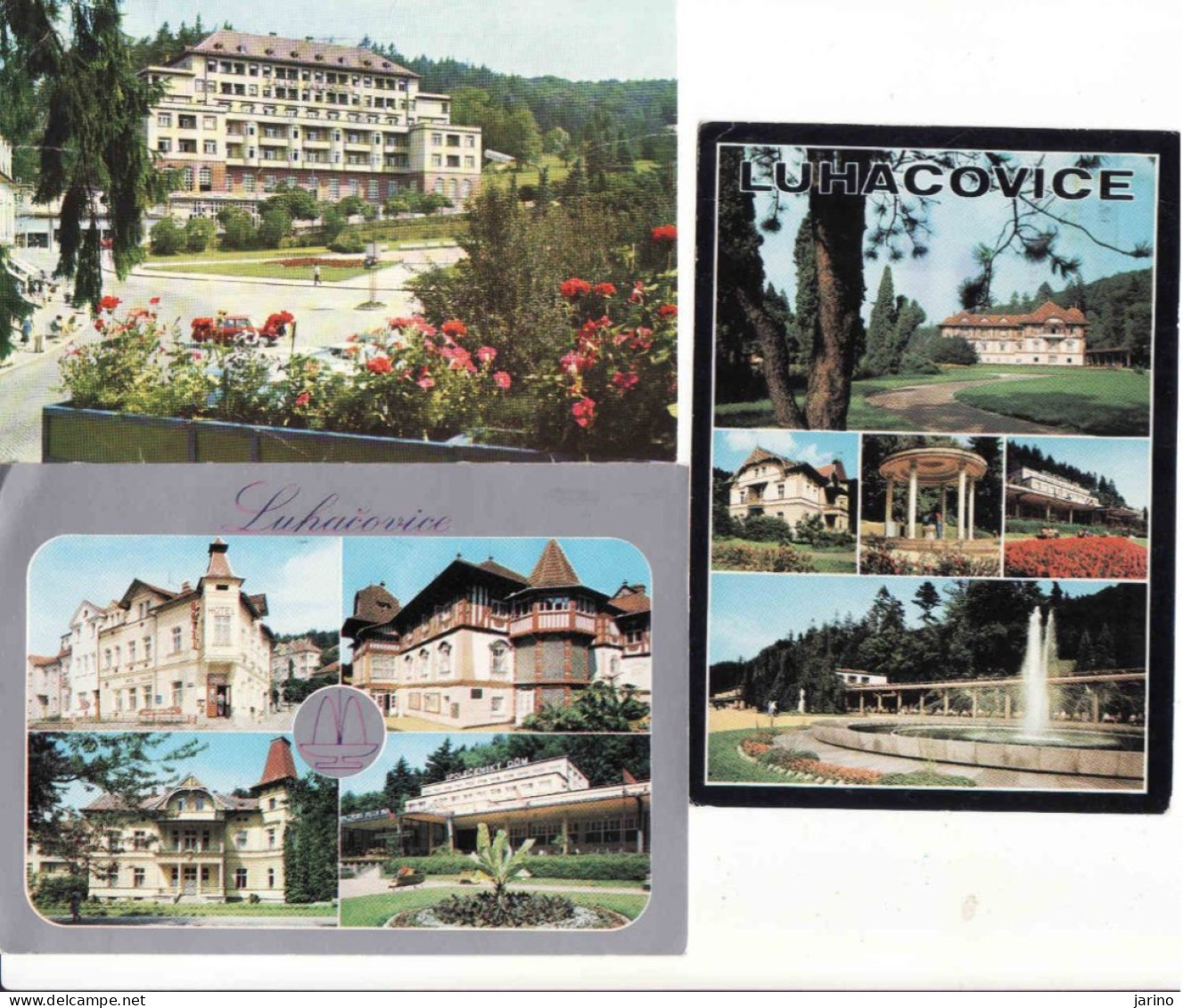 Czech Republic, 3 X Luhačovice, Lazne, Sanatorium Palace, Used - Tchéquie