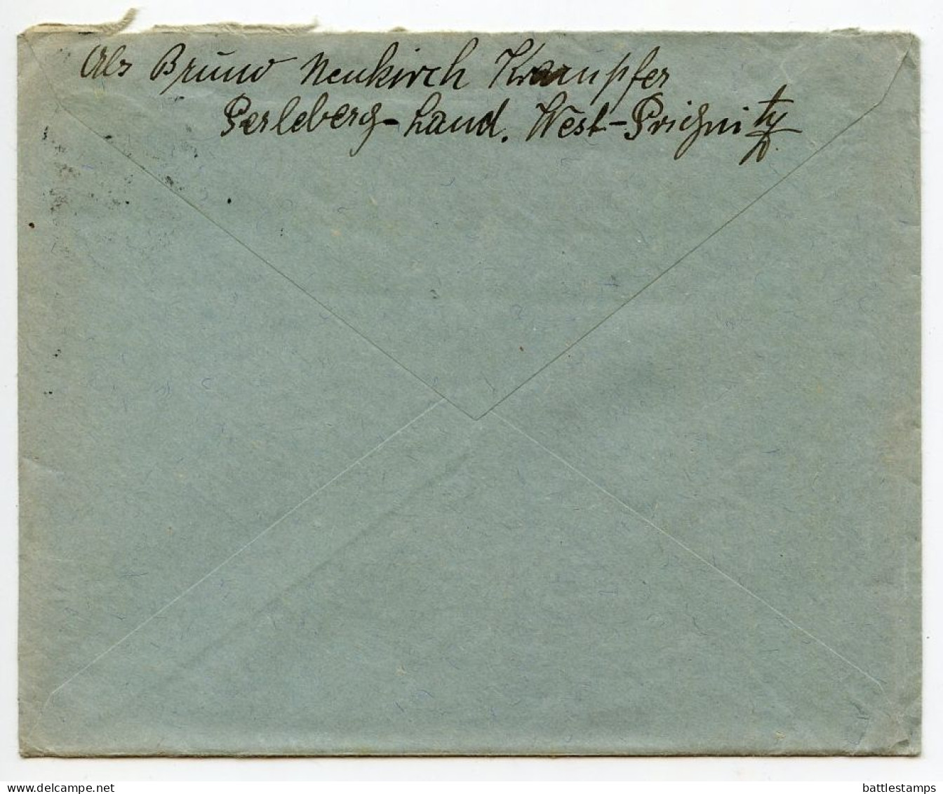 Germany 1936 Cover & Letter; Krampfer über Perleberg To Schiplage; 12pf. Hindenburg - Brieven En Documenten