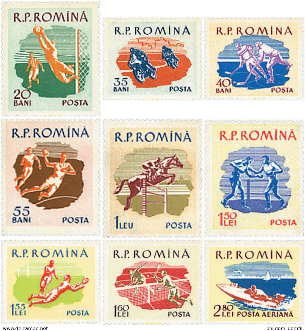 61880 MNH RUMANIA 1959 DEPORTES - Sonstige & Ohne Zuordnung