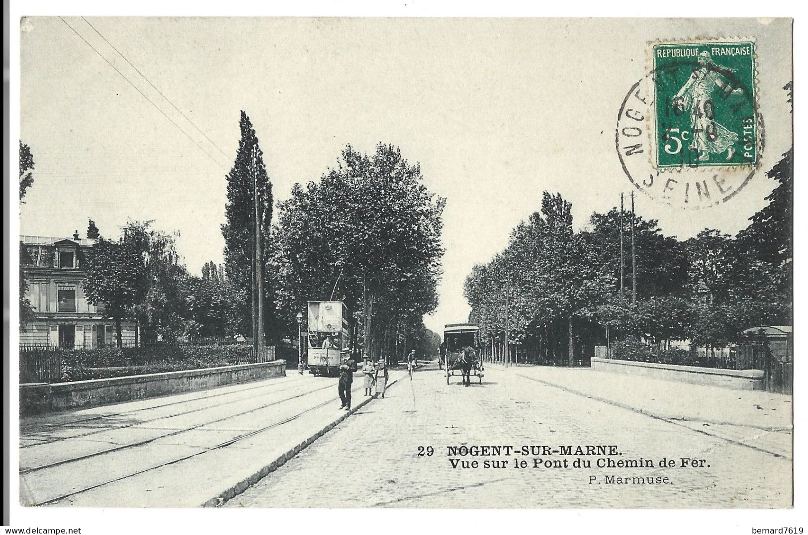 94 Nogent Sur Marne - Vue Sur Le Pont Du Chemin De Fer - Nogent Sur Marne