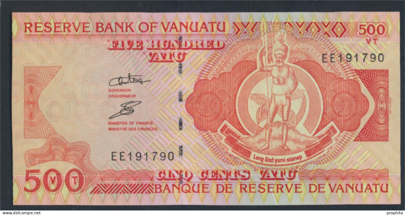 Vanuatu Pick-Nr: 5c Bankfrisch 2006 500 Vatu (9811008 - Vanuatu