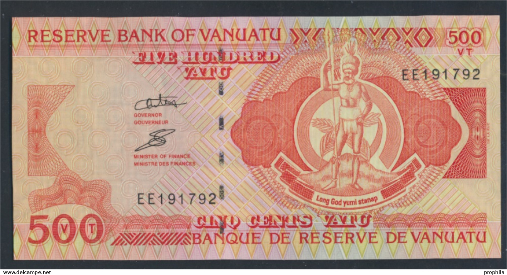 Vanuatu Pick-Nr: 5c Bankfrisch 2006 500 Vatu (9811010 - Vanuatu