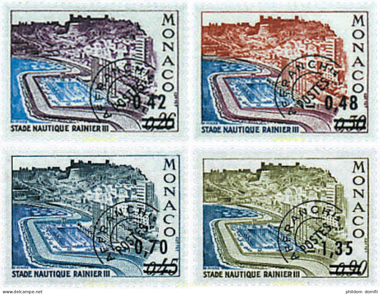 67775 MNH MONACO 1975 ESTADIO NAUTICO RAINIERO III - Unused Stamps