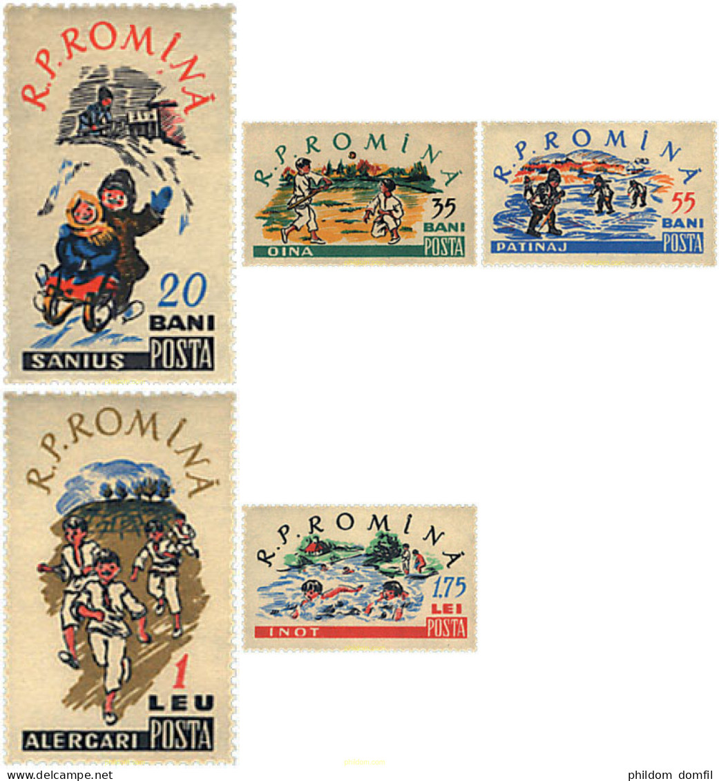 61884 MNH RUMANIA 1960 DEPORTES INFANTILES - Other & Unclassified