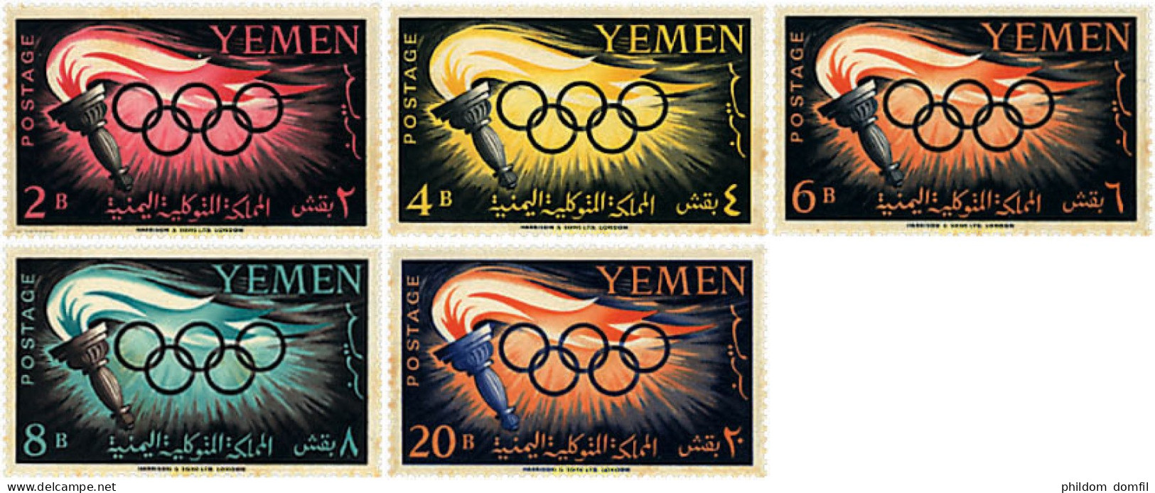 34406 MNH YEMEN 1960 17 JUEGOS OLIMPICOS VERANO ROMA 1960 - Yemen