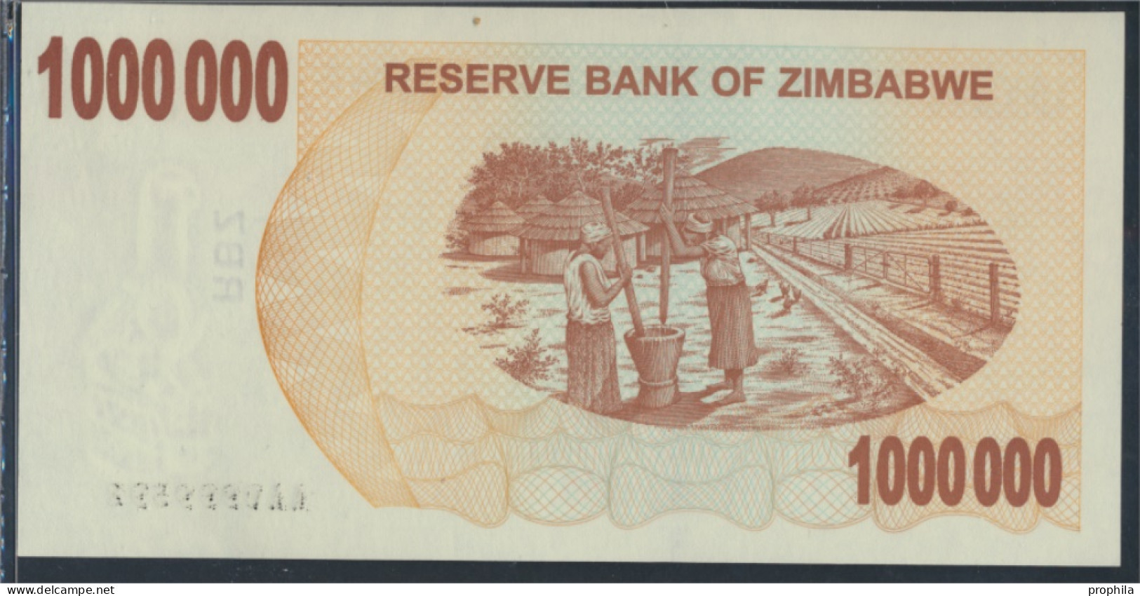 Simbabwe Pick-Nr: 53 Bankfrisch 2008 1 Mio. Dollars (9810966 - Zimbabwe