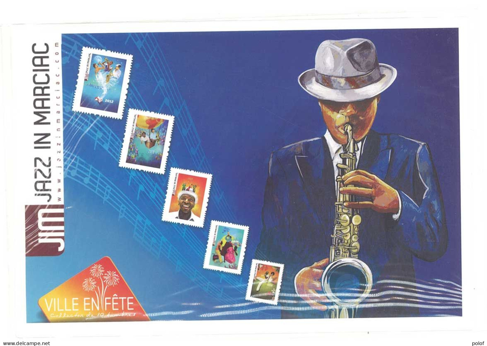 COLLECTOR - Jim Jazz In Marciac - 10 Timbres à Validité Permanente (Lettre Verte) (C 141) - Collectors