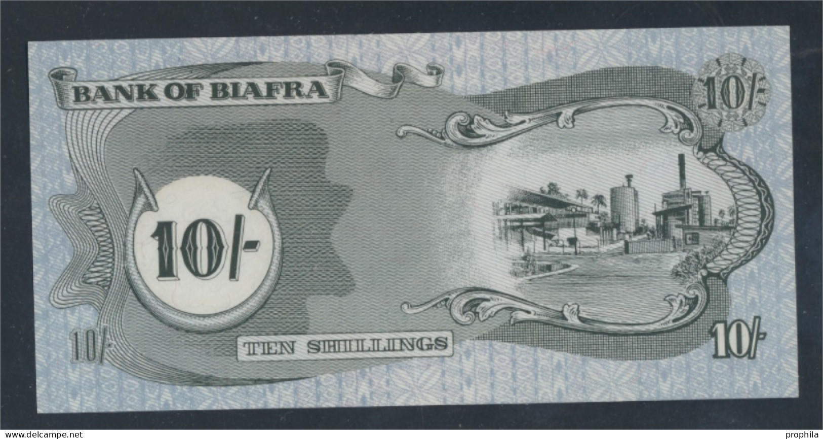 Biafra Pick-Nr: 4 Bankfrisch 1968 10 Shillings (9810925 - Nigeria