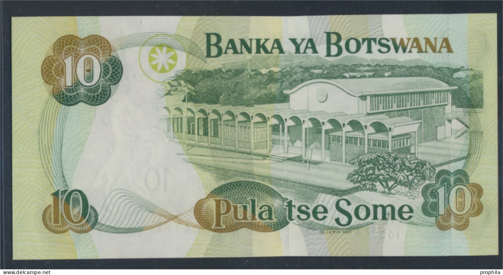 Botswana Pick-Nr: 24b Bankfrisch 2007 10 Pula (9810913 - Botswana