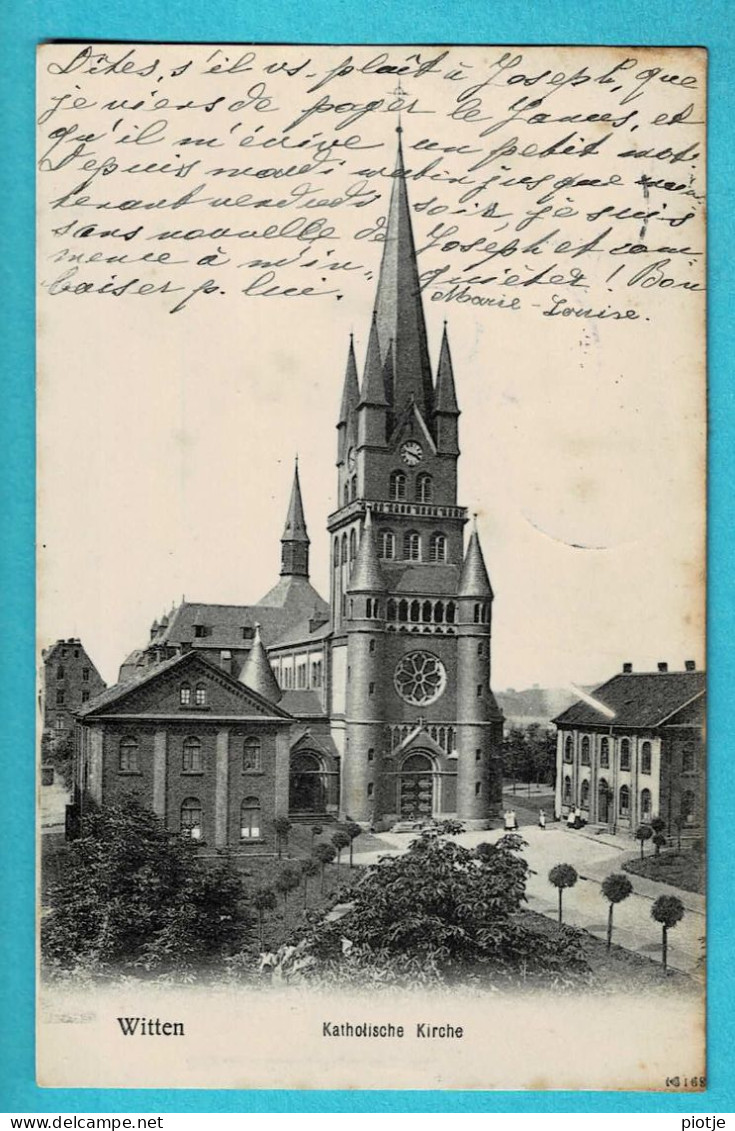 * Witten (Nordrhein Westfalen - Deutschland) * (Reinicke & Rubin, 168) Katholische Kirche, église, Church, Kerk - Witten