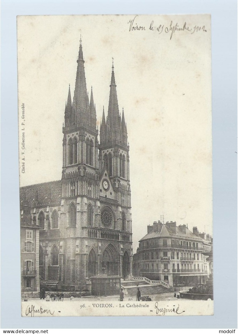 CPA - 38 - Voiron - La Cathédrale - Précurseur - Circulée En 1902 - Voiron