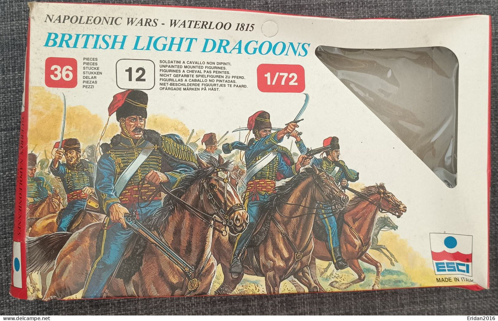 British Light Dragoons : Figurine Militaires 1/72 Plastique : ESCI Format : 1/72 - Militaires